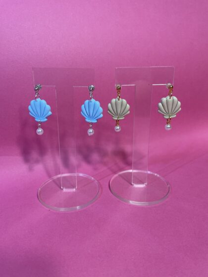 Pendientes con forma de concha