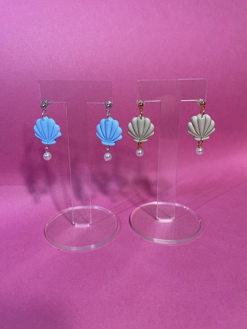 Pendientes con forma de concha