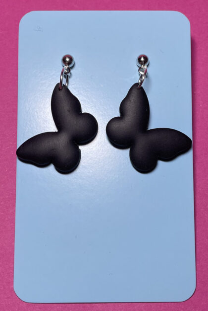 Mariposas hermosas negras