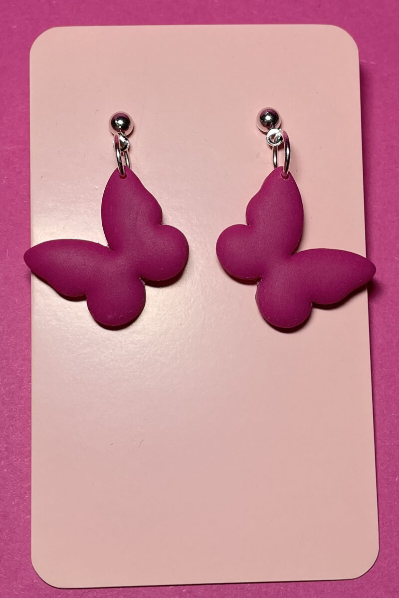 Mariposas hermosas frambuesas