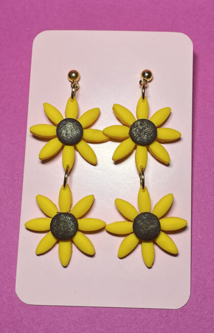 Girasoles de dos bolas .