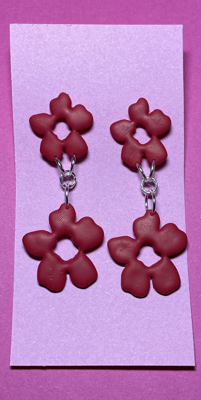 Flor fiestera peque roja